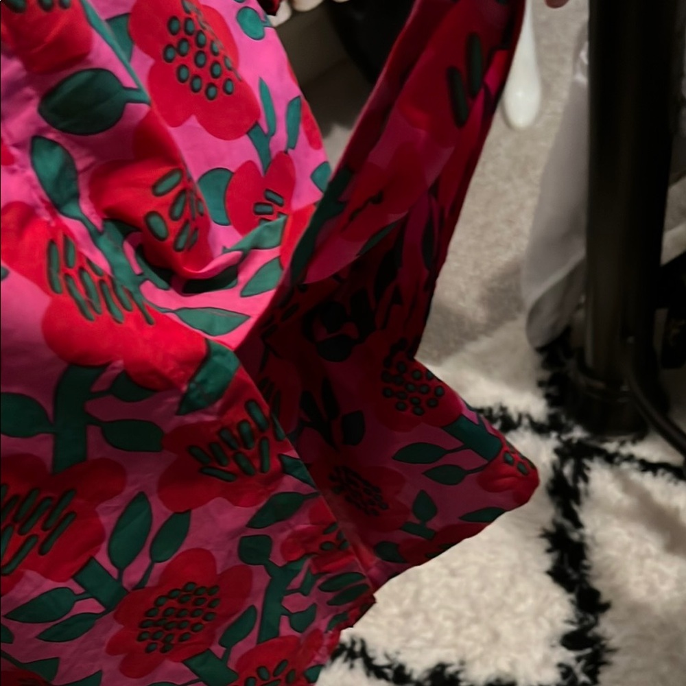 Floral Pink and Red Dress by Cyclamen - Picture 2 of 8